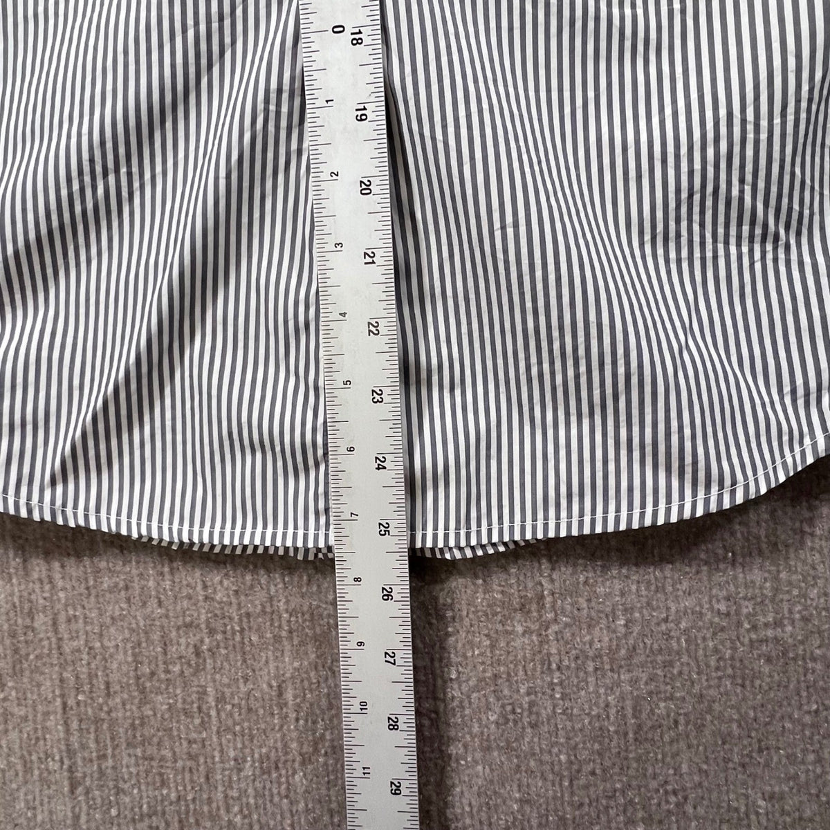Frank & Eileen Barry Striped Button Down Shirt Women's Medium Blue White Cotton