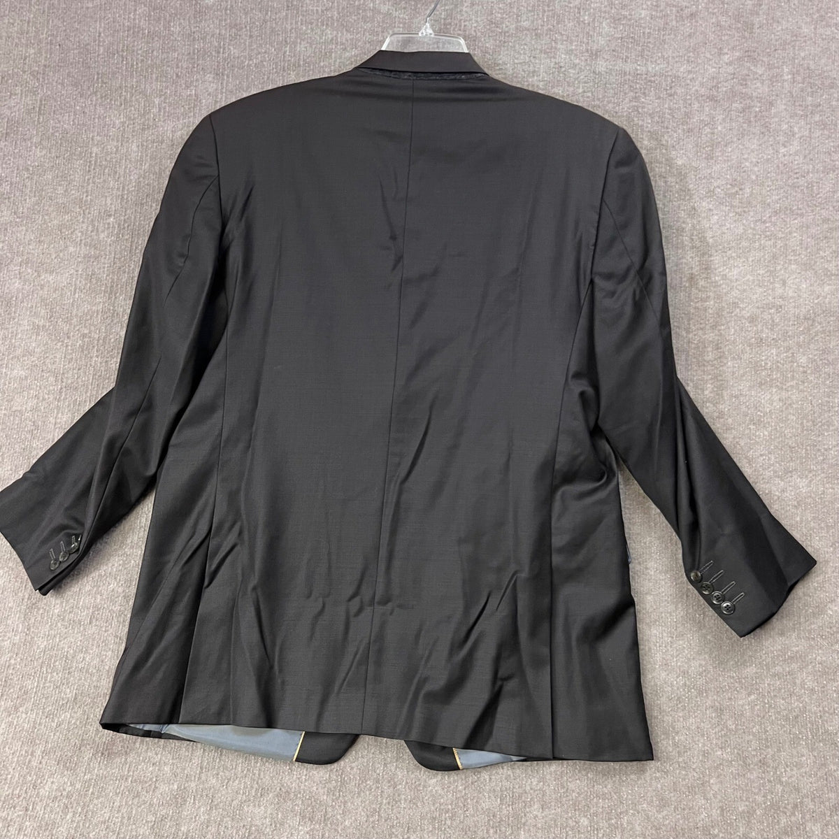 Giorgio Cosani 46L Wool Cashmere Blazer 3 Button Double Vent Jacket Office Wear