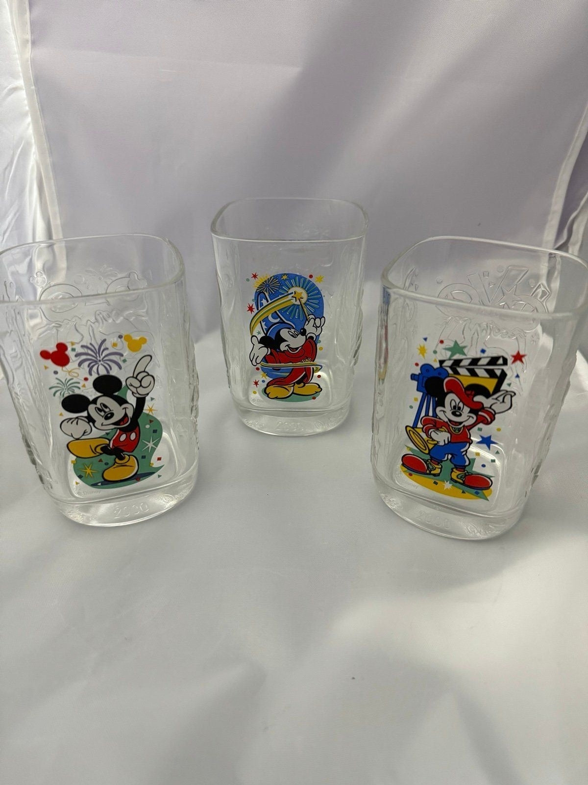 Disney X McDonalds Y2K Glasses Set: Epcot, Magic Kingdom, Hollywood Studios
