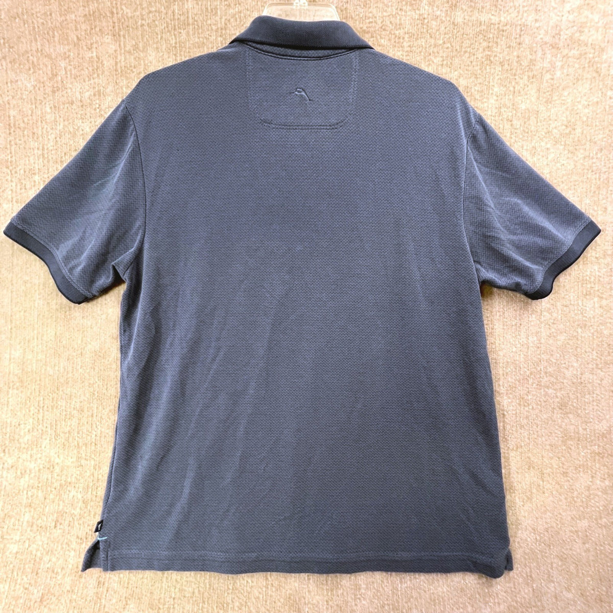 Tommy Bahama Men's Gray Polo Shirt Short Sleeve Golf Casual