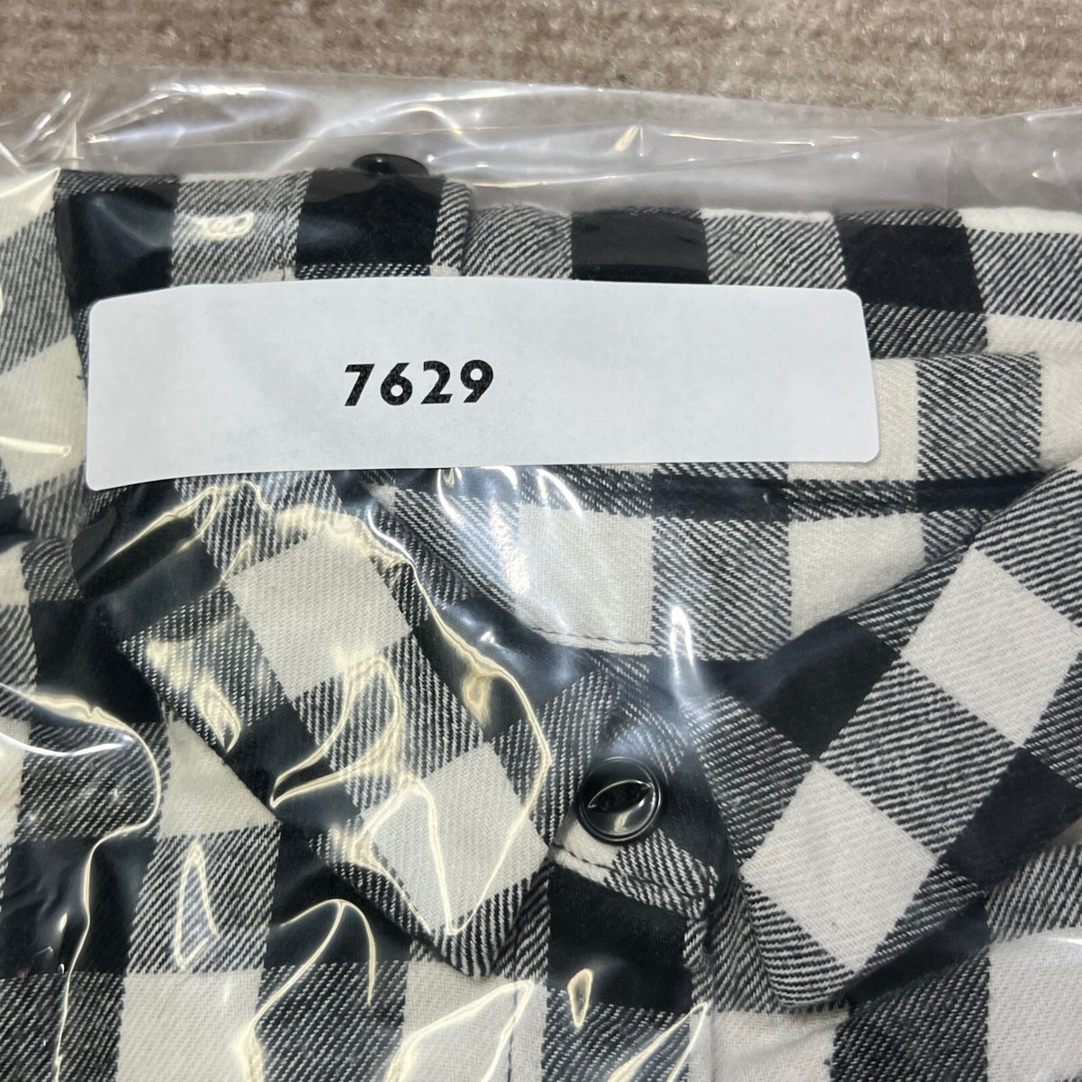 Madewell 1937 Black Buffalo Plaid Flannel Shirt XXS Long Sleeve Button Down