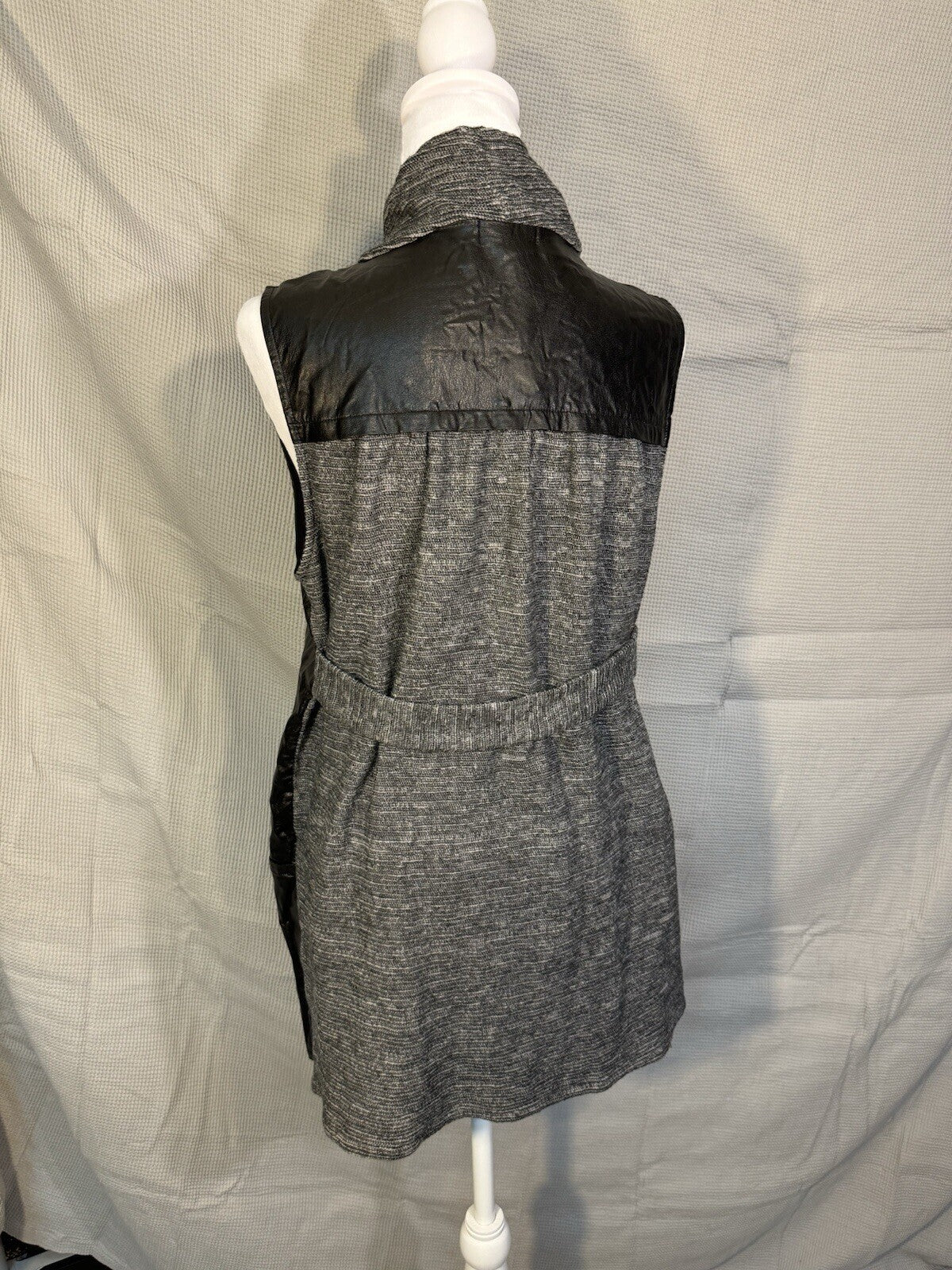 THML Vest Women M NWT Lagenlook Grunge Goth Layer Cascade