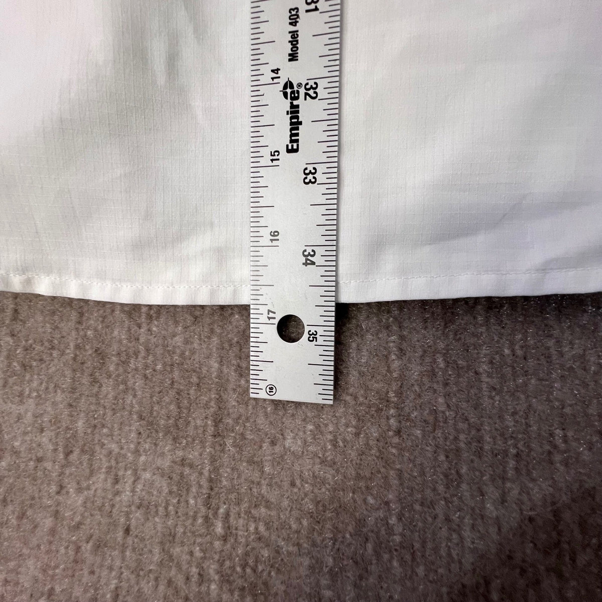 The Foundry Supply Co. 2XLT White Short Sleeve Button Down Fishing Tech Shirt