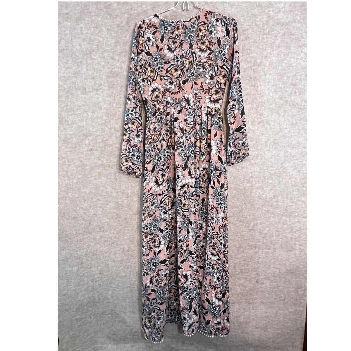 For Love & Lemons Gracie Maxi Dress M Floral Long Sleeve Revolve Boho Romantic