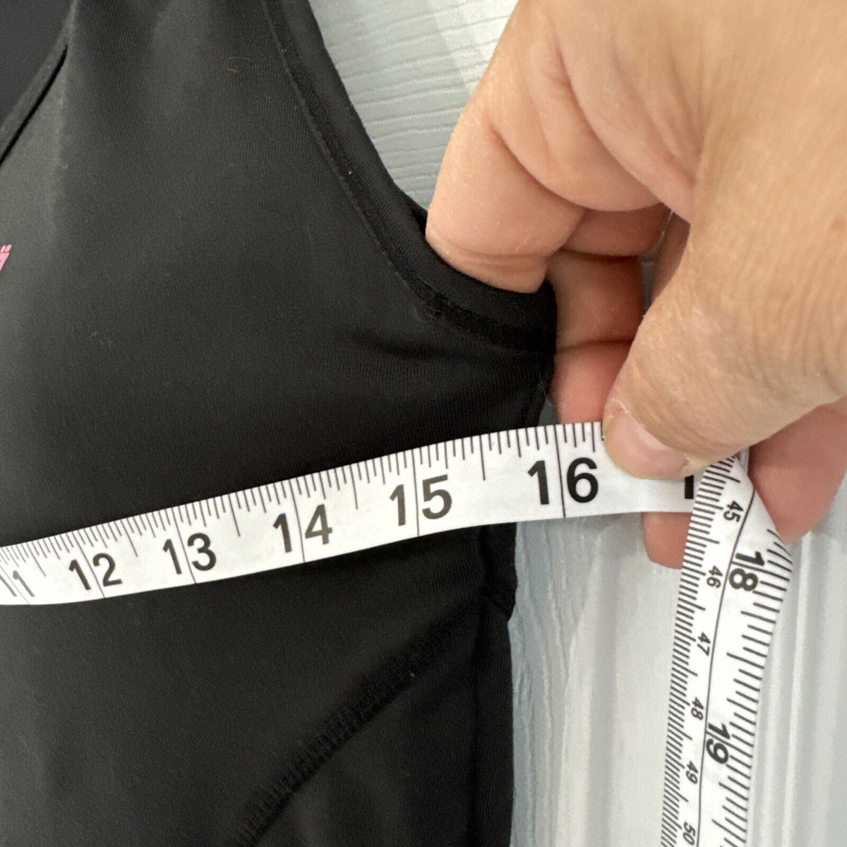 Ryka Women's Supportive Athletic Tank - Size M, Black with Pink Logo