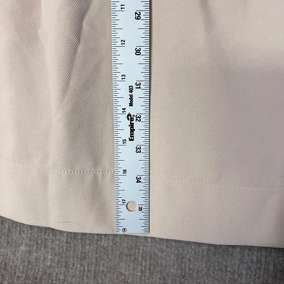 32 Degrees Cool Beige Drawstring Waist Short Sleeve Casual Dress - M