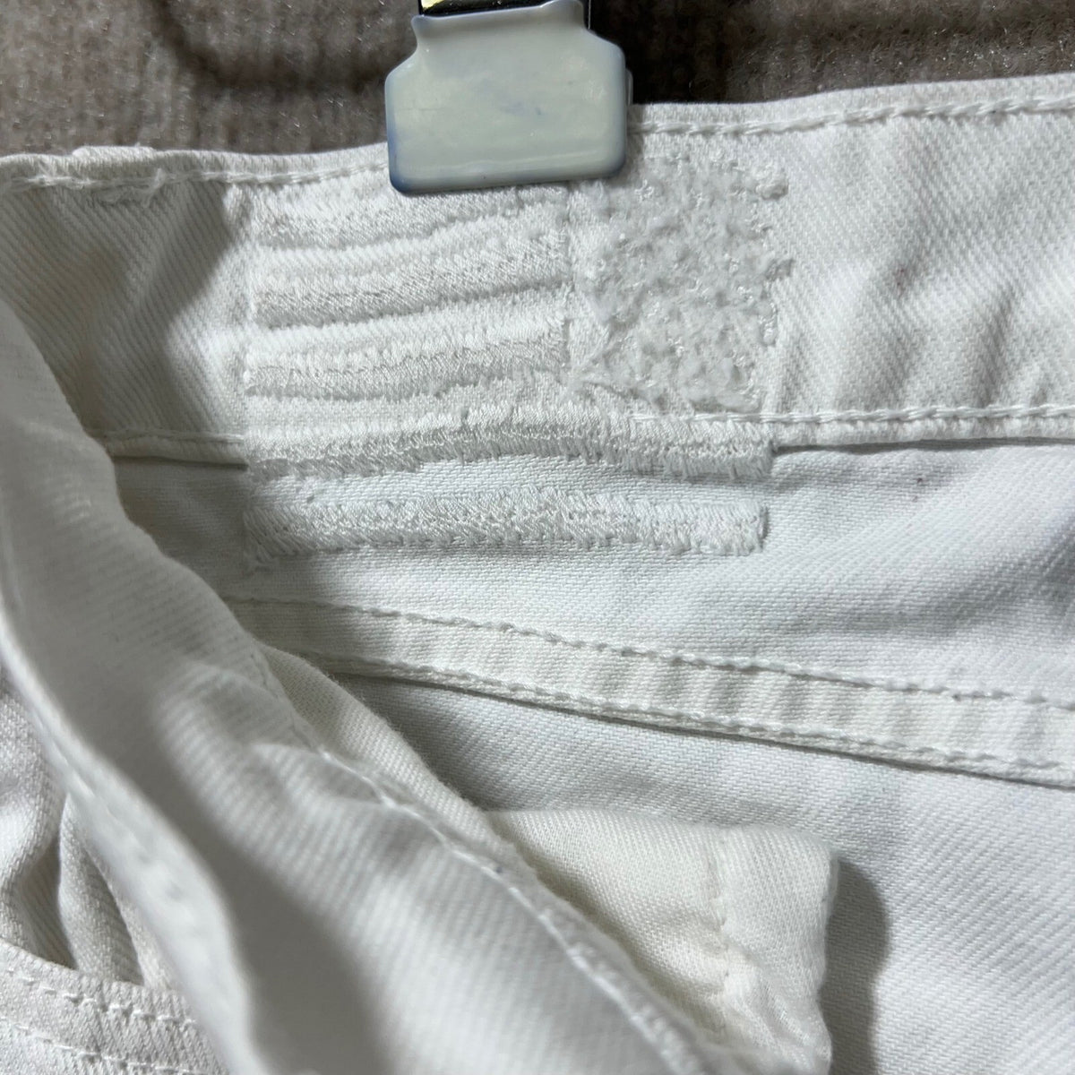Revice Denim Two Tone Split Jeans White Black Wash Size 29