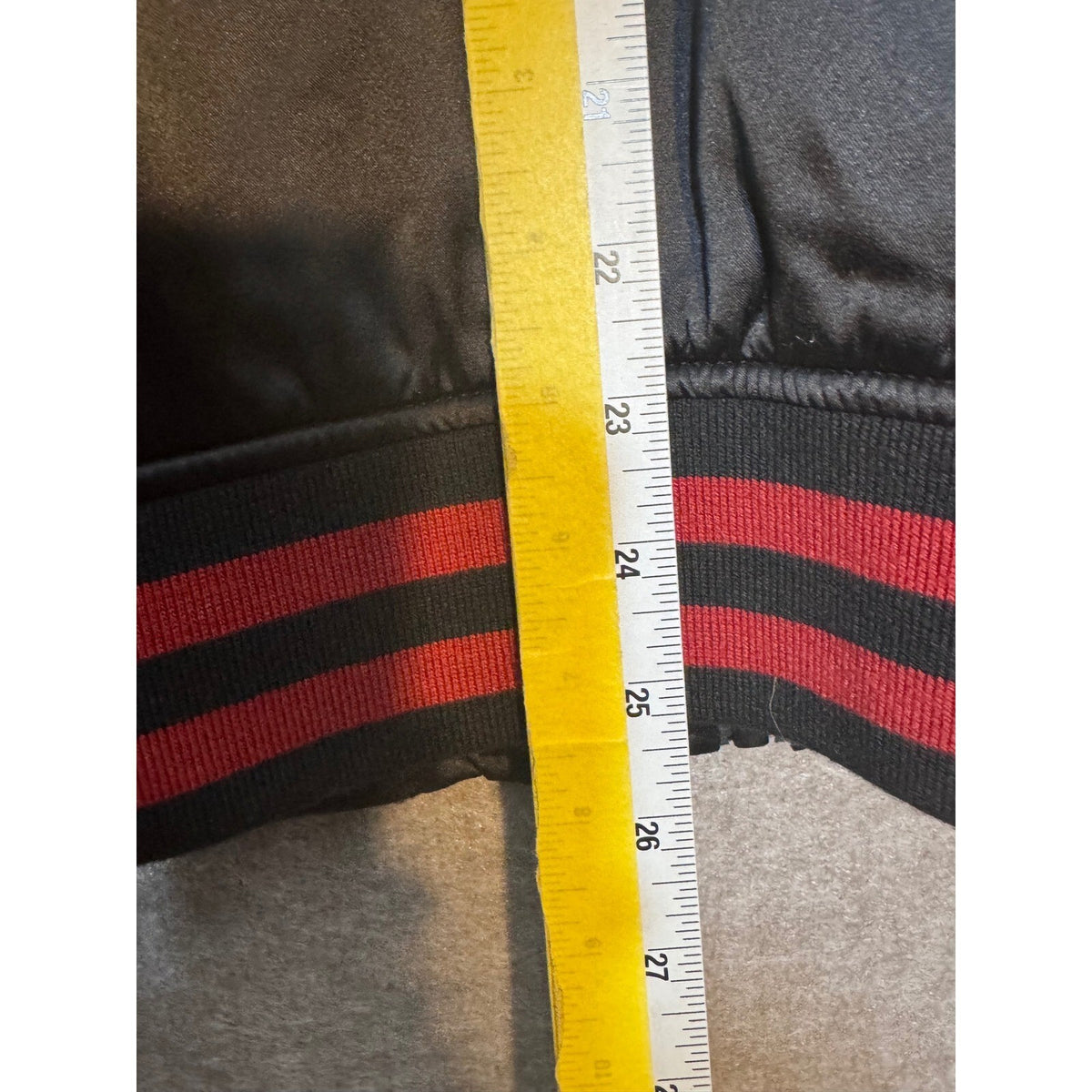 Marvel Deadpool Bomber Jacket Adult Small Black Red Satin Embroidered Gorpcore