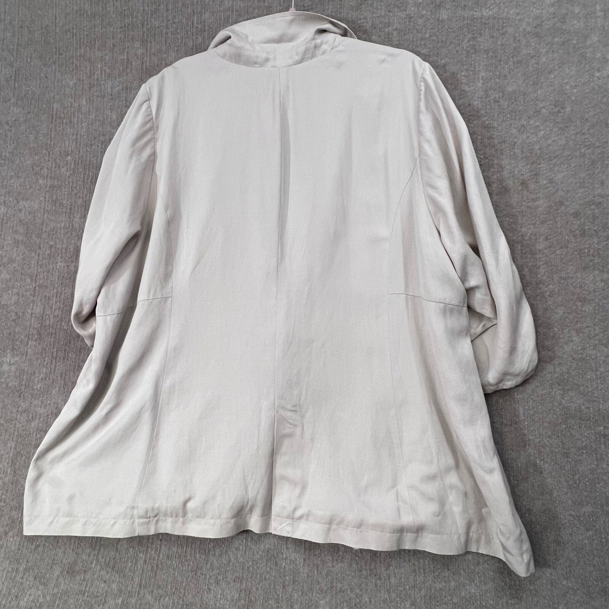 Torrid Women's Beige Blazer Size 4 3/4 Sleeve Single Button Lyocell Blend