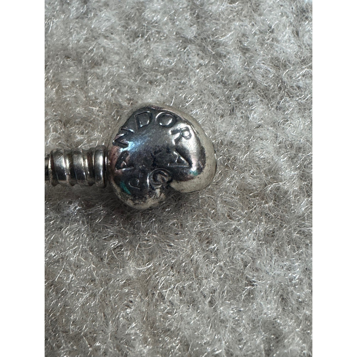 Pandora Heart Clasp Snake Chain Bracelet Women Silver S925 ALE Charm Jewelry