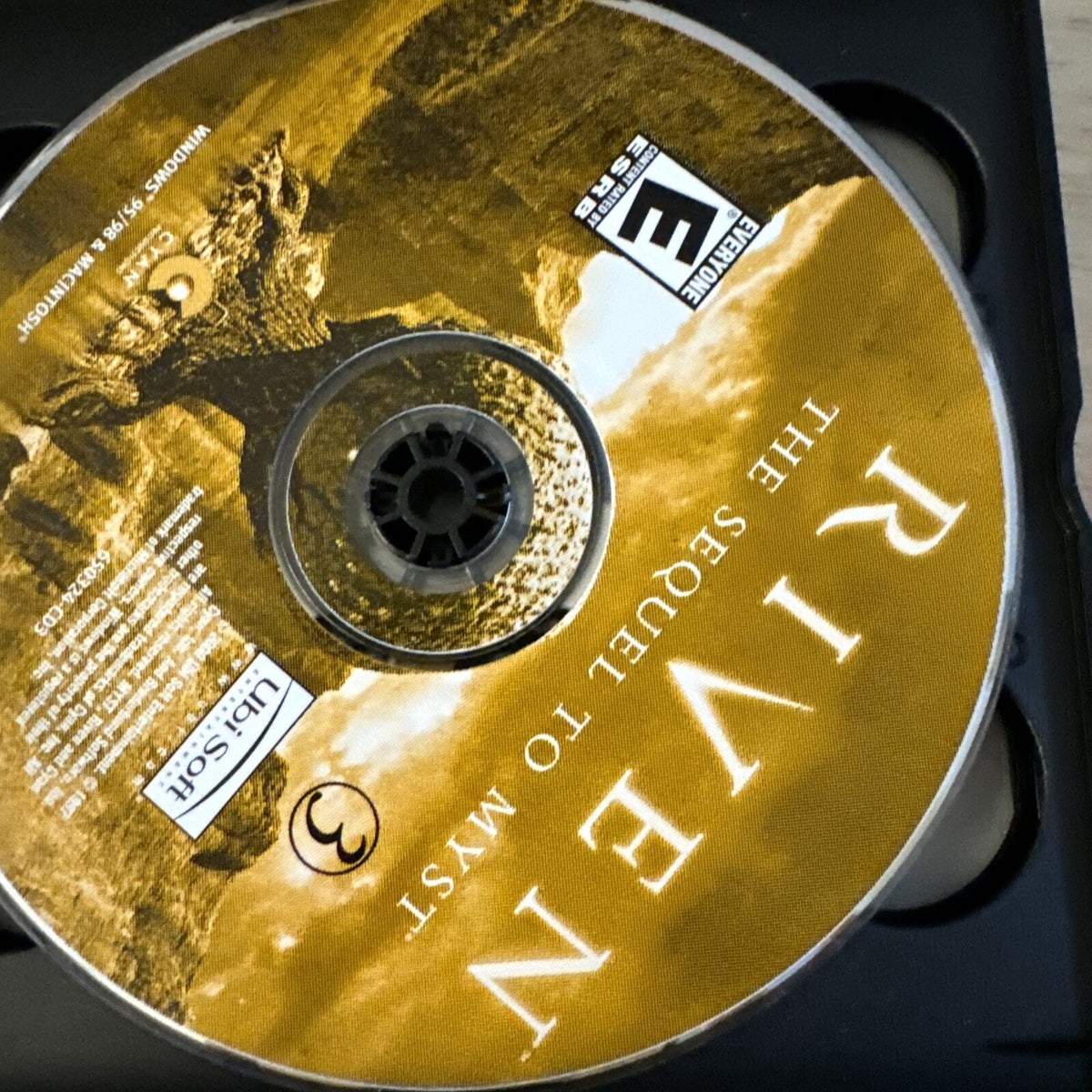 Riven The Sequel to Myst Windows Mac PC CD ROM with Manual & 5 Discs