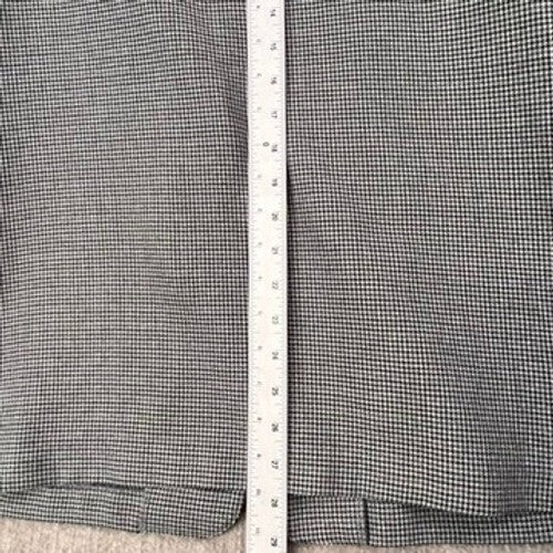 Alfred Dunner Petite 16 Blazer Houndstooth Black Collar Career Jacket