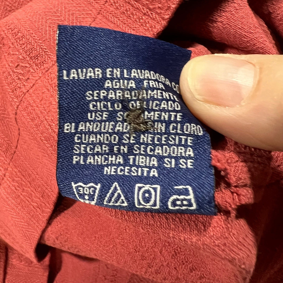 Caribbean Joe Mens Silk Short Sleeve Button Up Camp Aloha Shirt Coral M