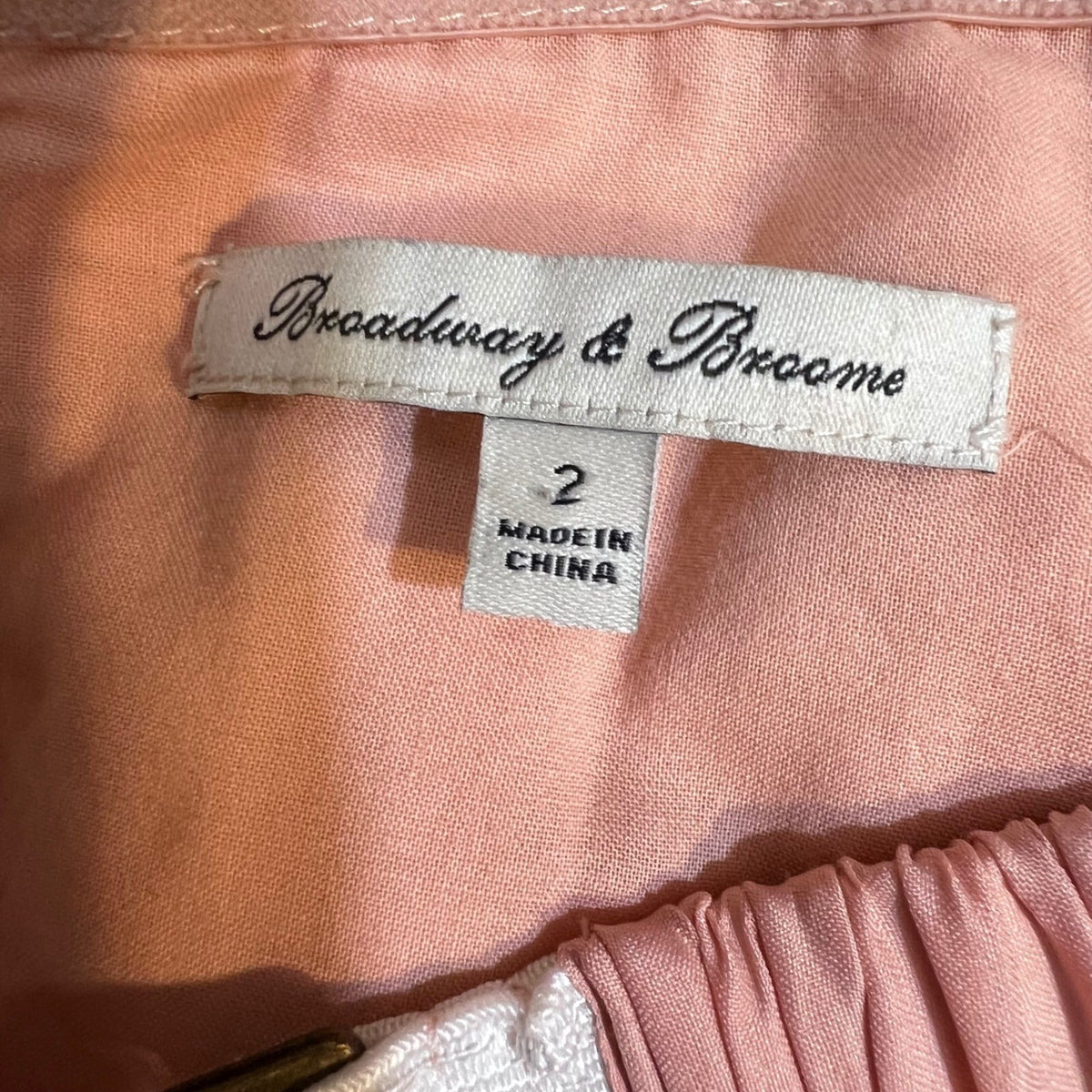 Broadway & Broome Strapless Pleated Dress 2 Silk Babydoll Chiffon Party Coquette