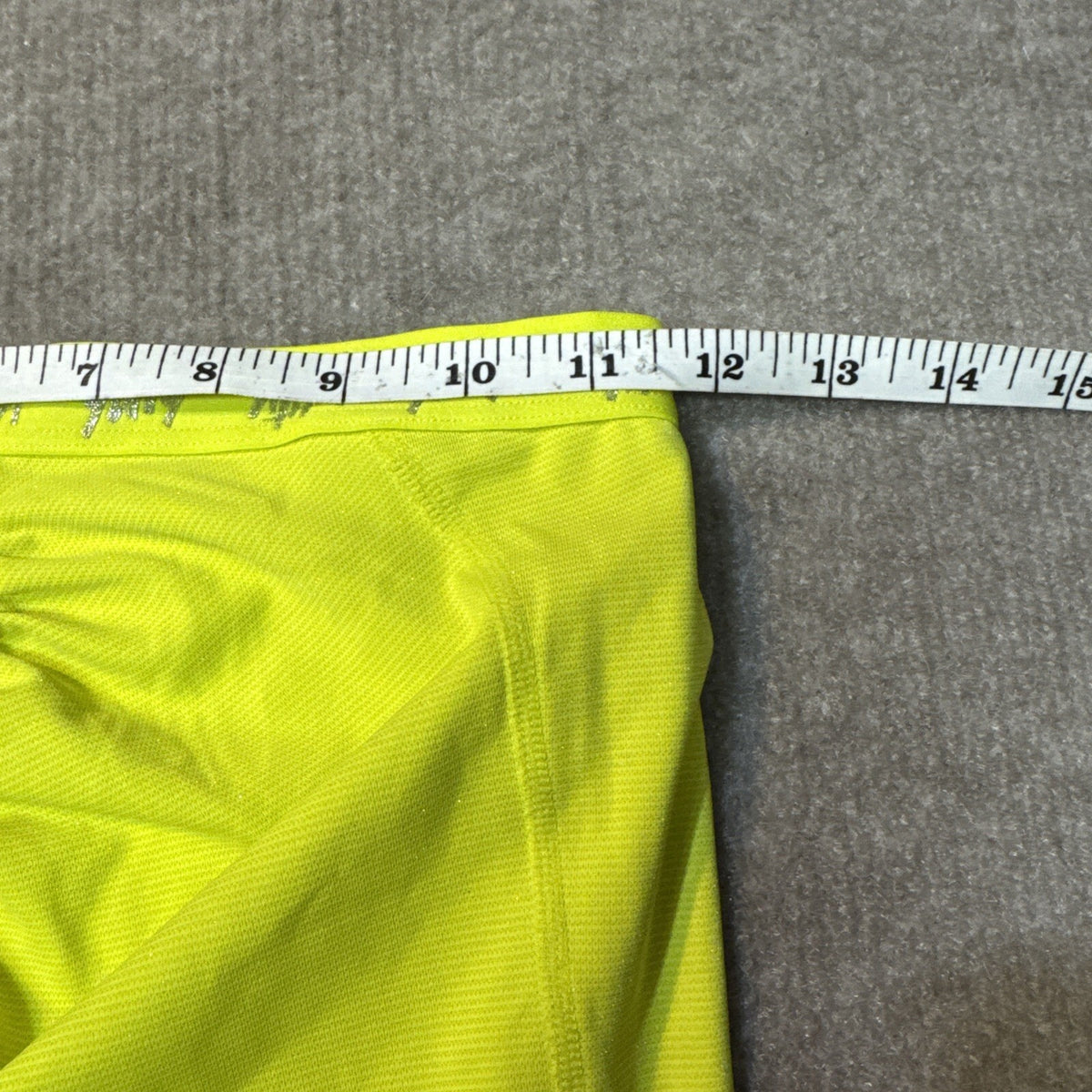 Yitty Neon Sm Women's Spotlight Shaping Ruched Legging Shimmered Iconic Yellow