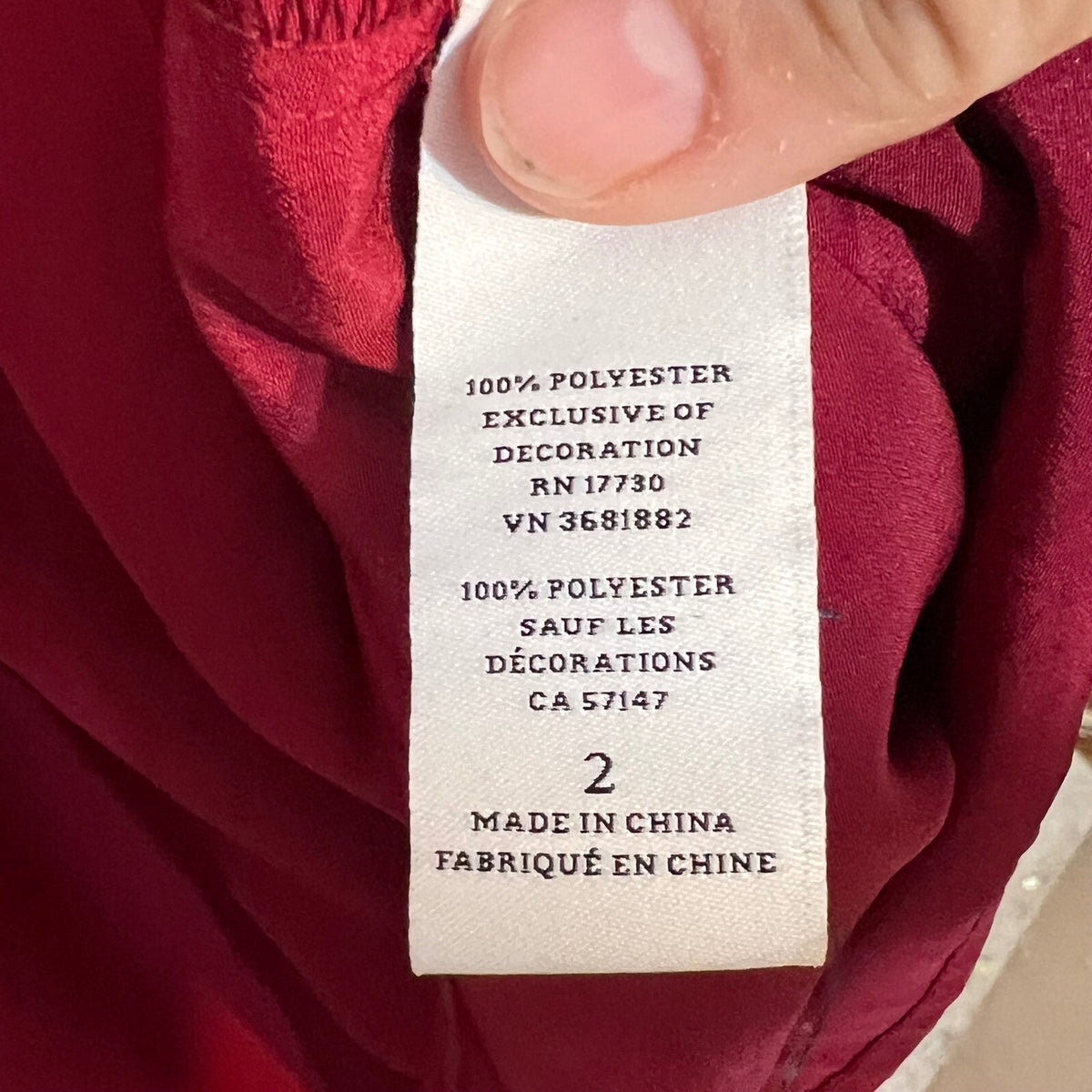 Altuzarra for Target Dress Women 2 Red Embroidered Sequin Long Sleeve Boho Chic