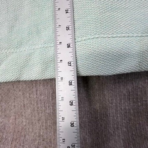 Talbots Plus Size 3X Green Puff Sleeve Crew Neck Sweatshirt Top