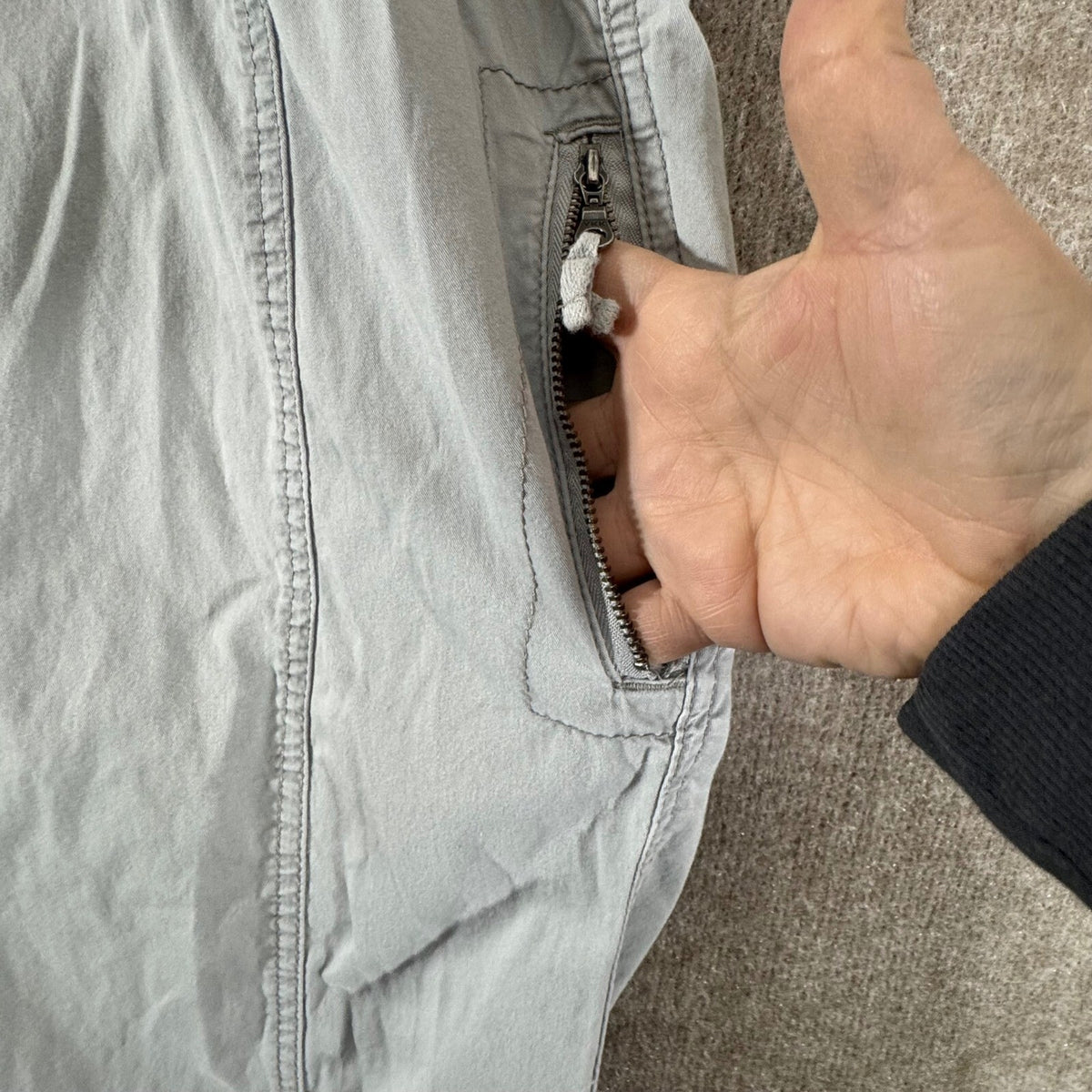 Natural Reflections Cargo Pants Womens 14 Gray Utility Outdoors Gorpcore