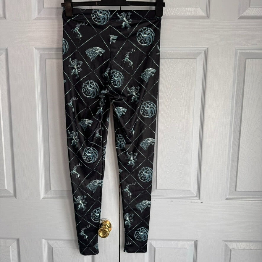 BlackMilk Game of Thrones Leggings L Sigils House Stark Lannister Targaryen