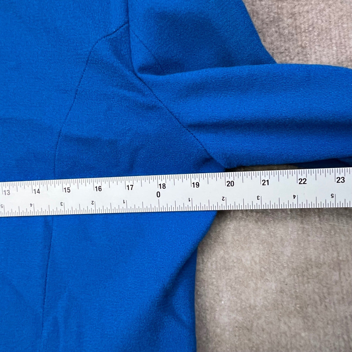 Mary Kay All-Bilt Blazer Jacket 8R Blue Black Trim Single Button Career