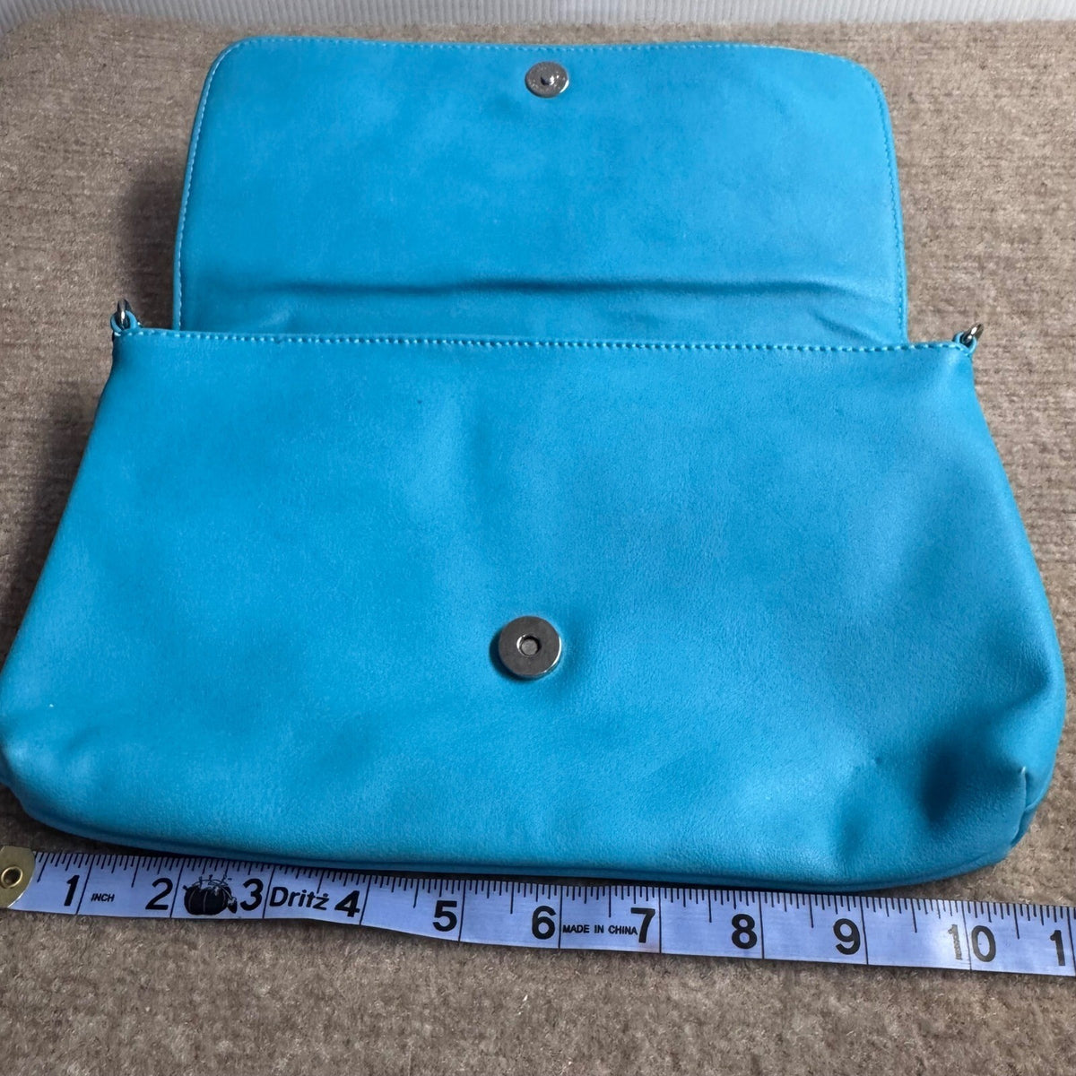 Moda Laser Cut Floral Crossbody Bag Women Blue Faux Leather Boho Festival