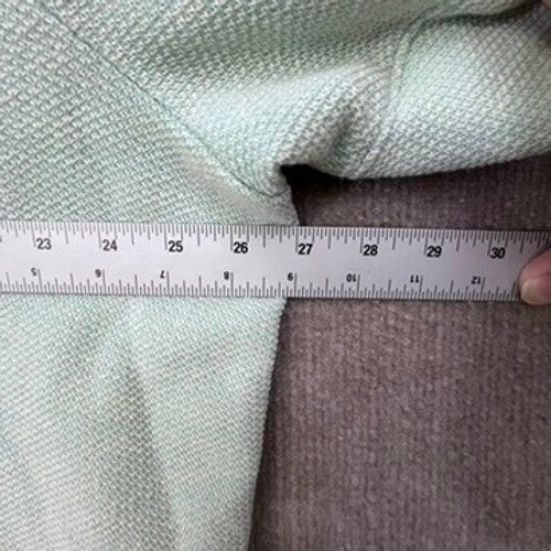 Talbots Plus Size 3X Green Puff Sleeve Crew Neck Sweatshirt Top