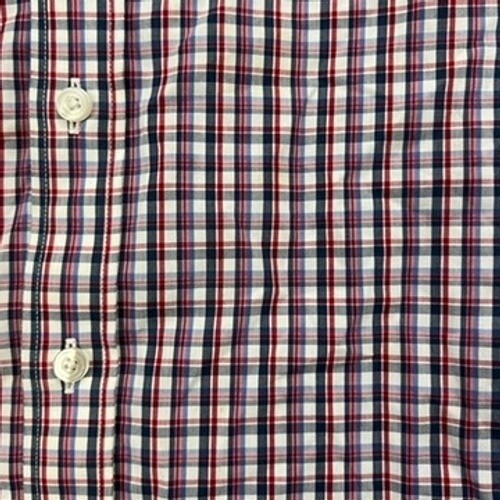 UNTUCKit Mens Medium Slim Fit Wrinkle Free Gingham Check Button Up Shirt