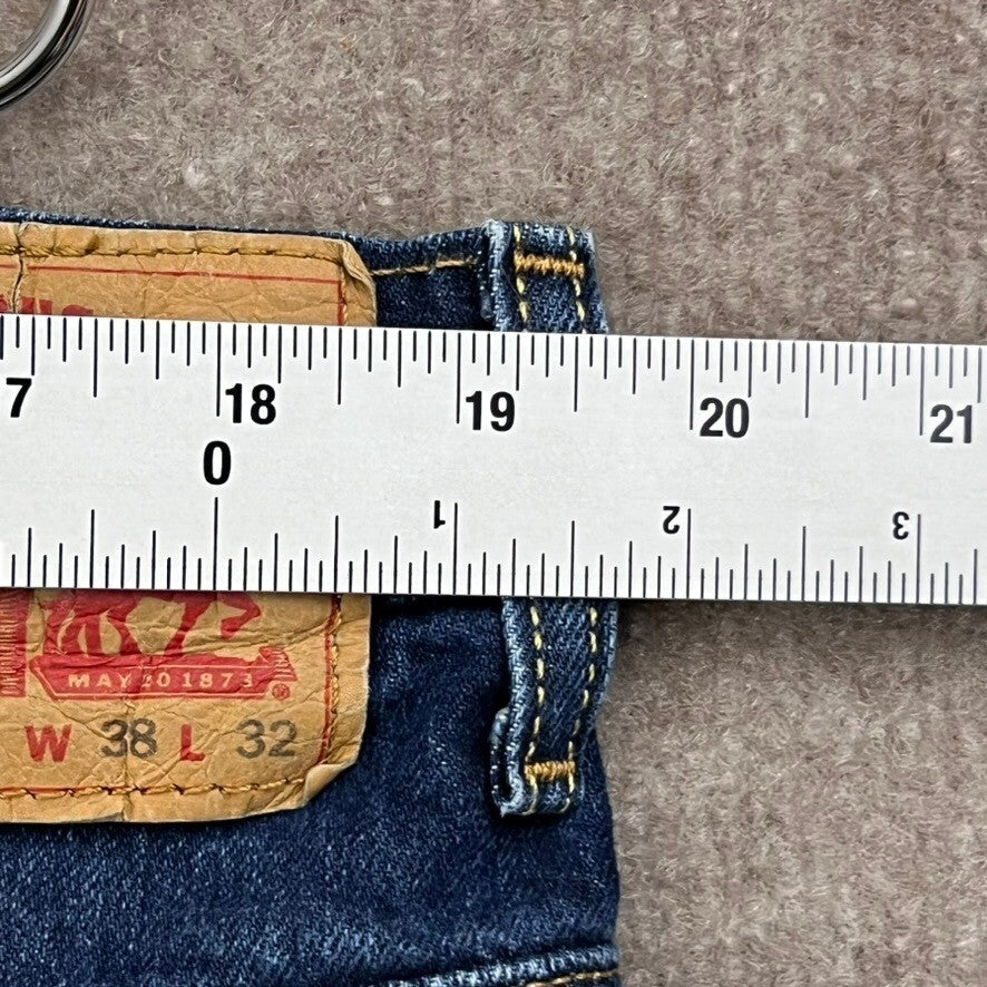 Levi's 569 Loose Straight Fit Men's Jeans, Dark Wash, W38 L32, Cotton Blend