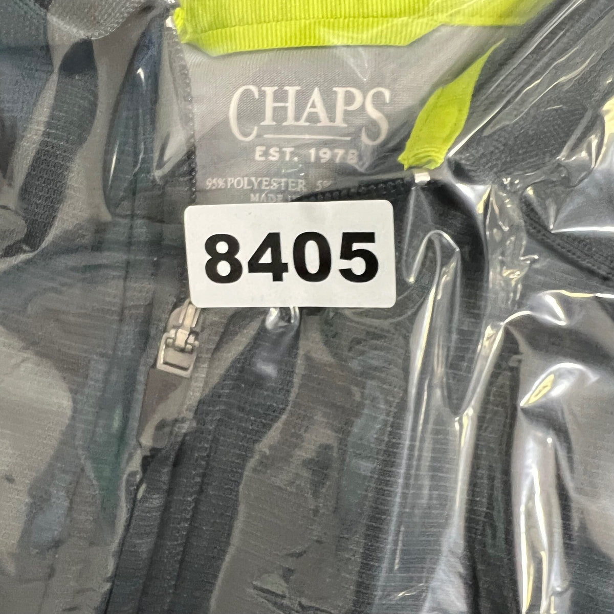 Chaps Quarter Zip Polo Shirt Mens XL Gray Performance Stretchy Gorpcore