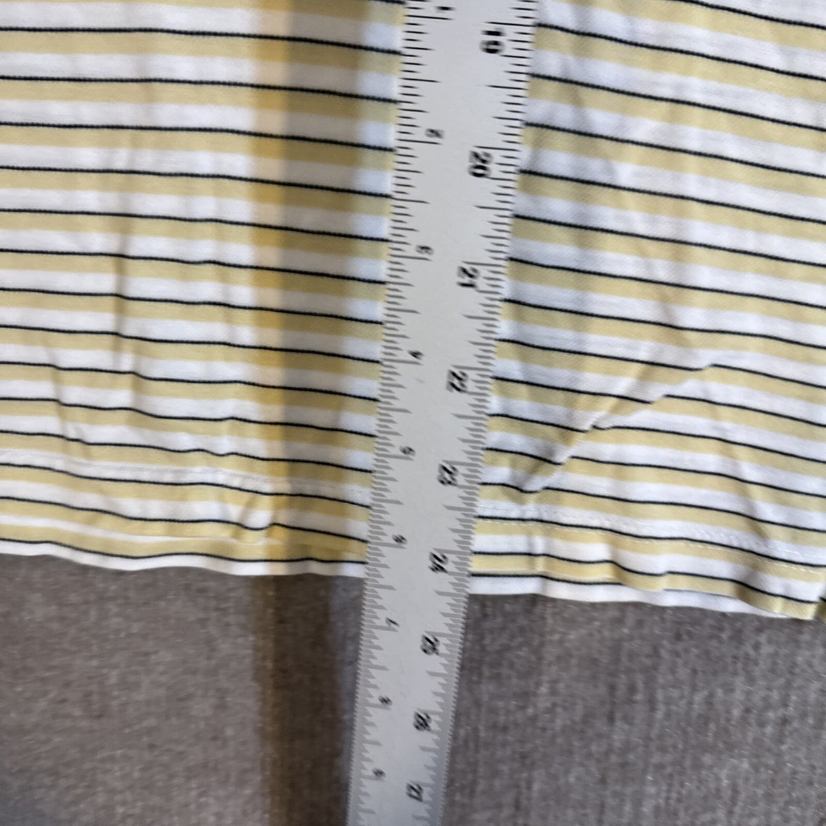 Greg Norman Polo Shirt Mens Medium Golf Striped Woodshole Golf Club