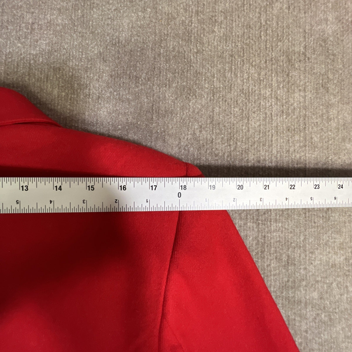 VTG Worthington Wool Blend Red Blazer/Jacket Workwear Size 10 Gold Button