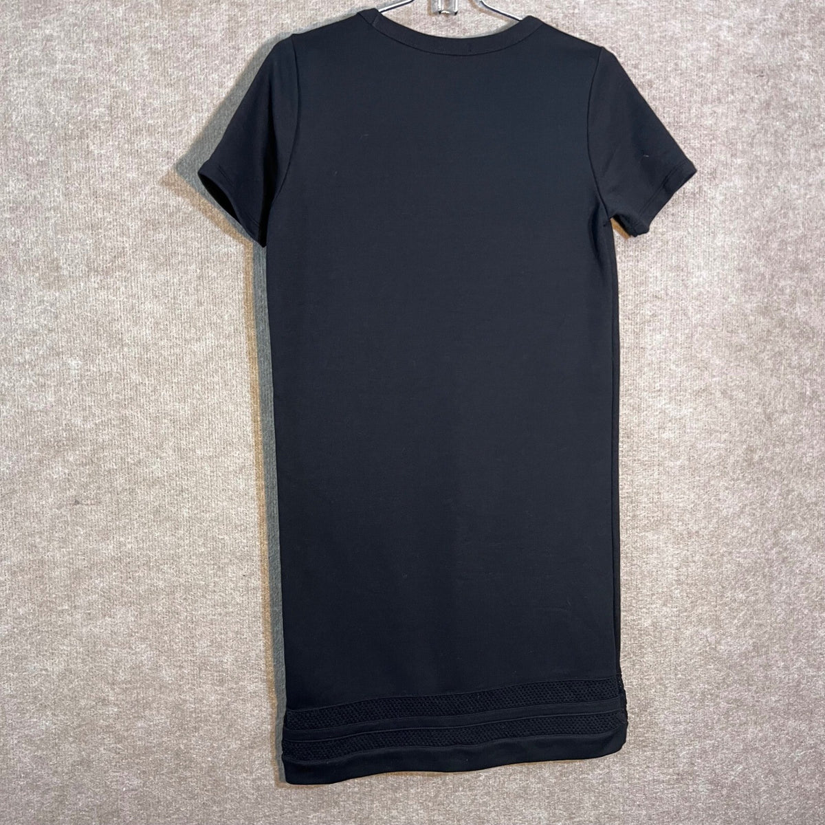 Scotch & Soda Maison Scotch Dress Womens 1 Black Mesh Inset T-Shirt Mini Goth