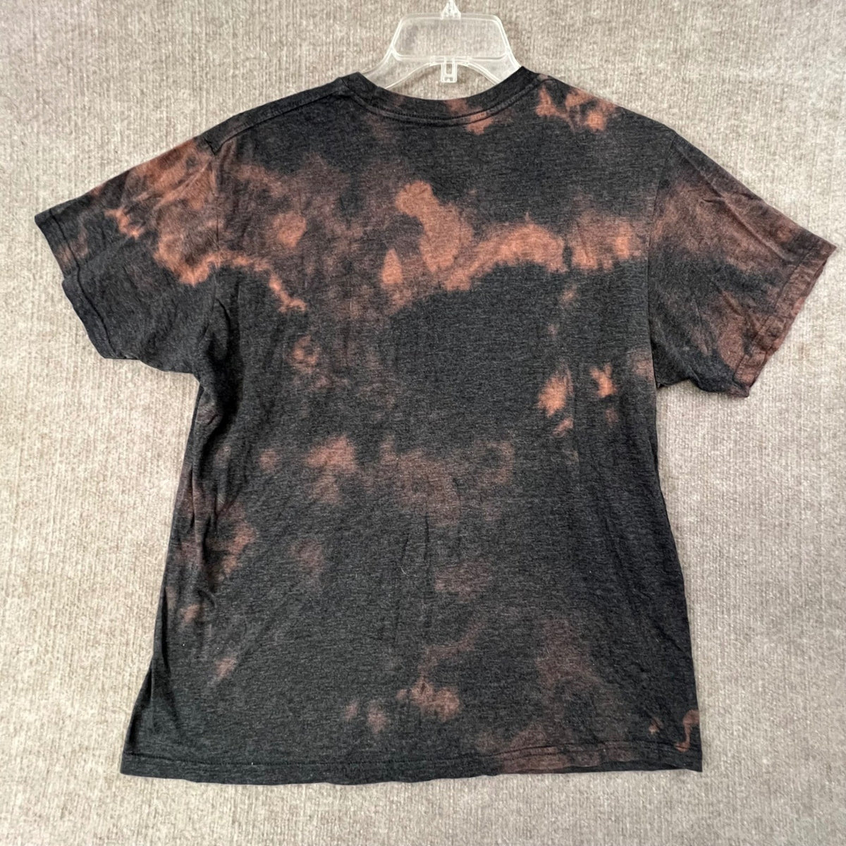 Harry Potter Hogwarts School Bleach Dye T Shirt Gray Size L Wizarding