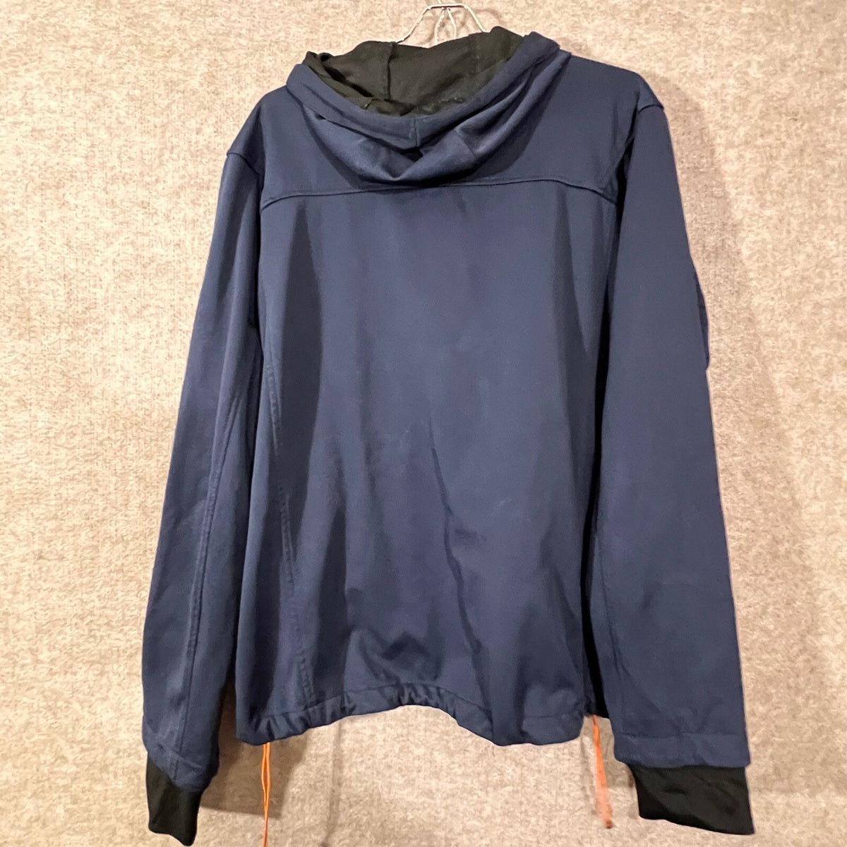 2117 of Sweden Softshell Hooded Jacket Mens Medium Navy Blue Gorpcore Minimalist