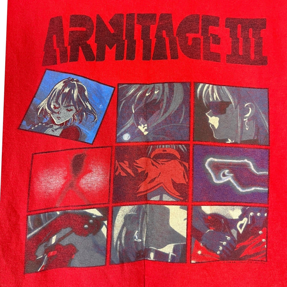 Vintage 90s Armitage III Anime T Shirt XL Culver USA Cyberpunk 90s Graphic
