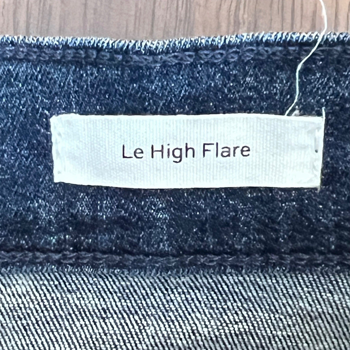 FRAME Le High Flare Jeans Womens 28 Dark Wash High Rise Stretch Denim Boho Chic