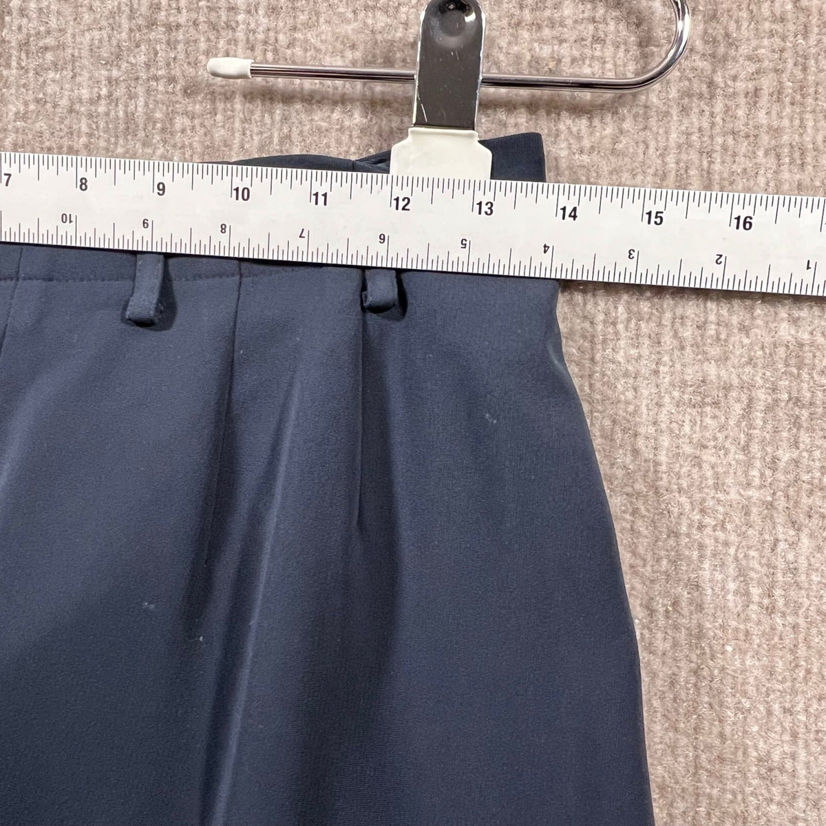 Caslon Navy Blue Belted Blazer Dress Pantsuit Sz 6 Capsule Office Interview Suit