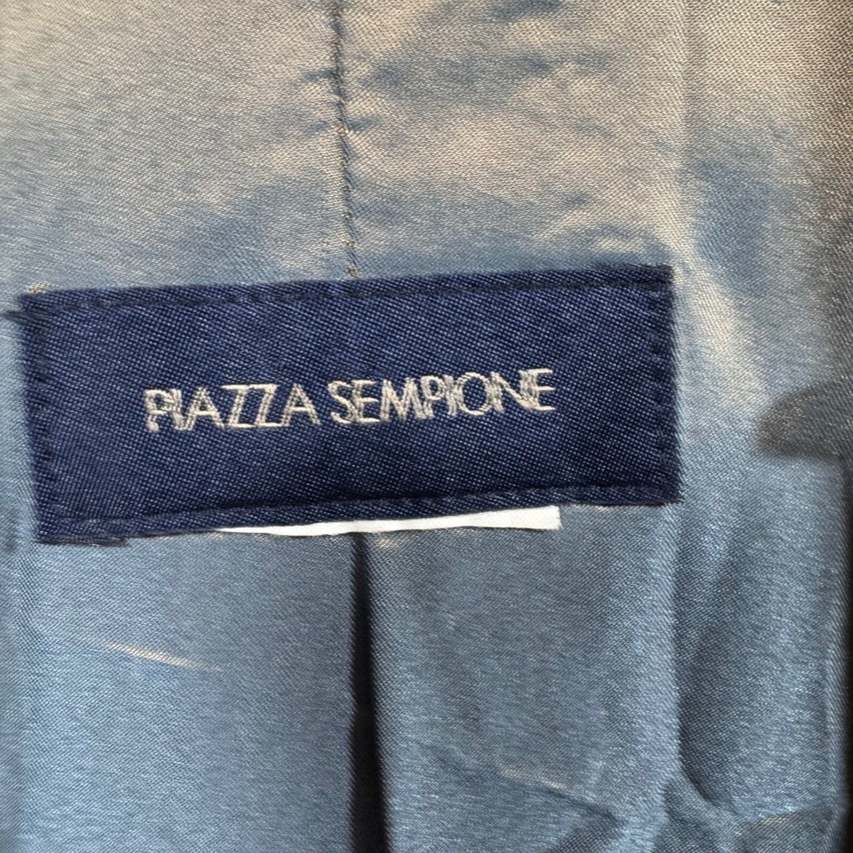 Piazza Sempione Charcoal Pinstripe Pants Suit Set Blazer & Trousers Italy Sz 4-6
