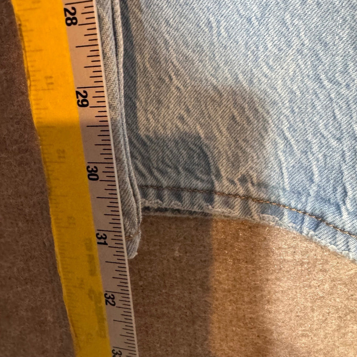 Abercrombie & Fitch The Loose High Rise Jeans Wome 29 8L Light Wash Denim Casual