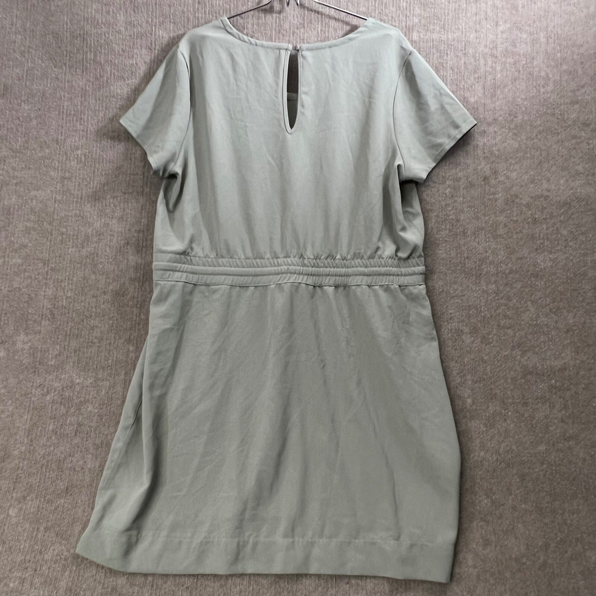32 Degrees Cool XL Drawstring Waist Short Sleeve Casual Dress Pockets