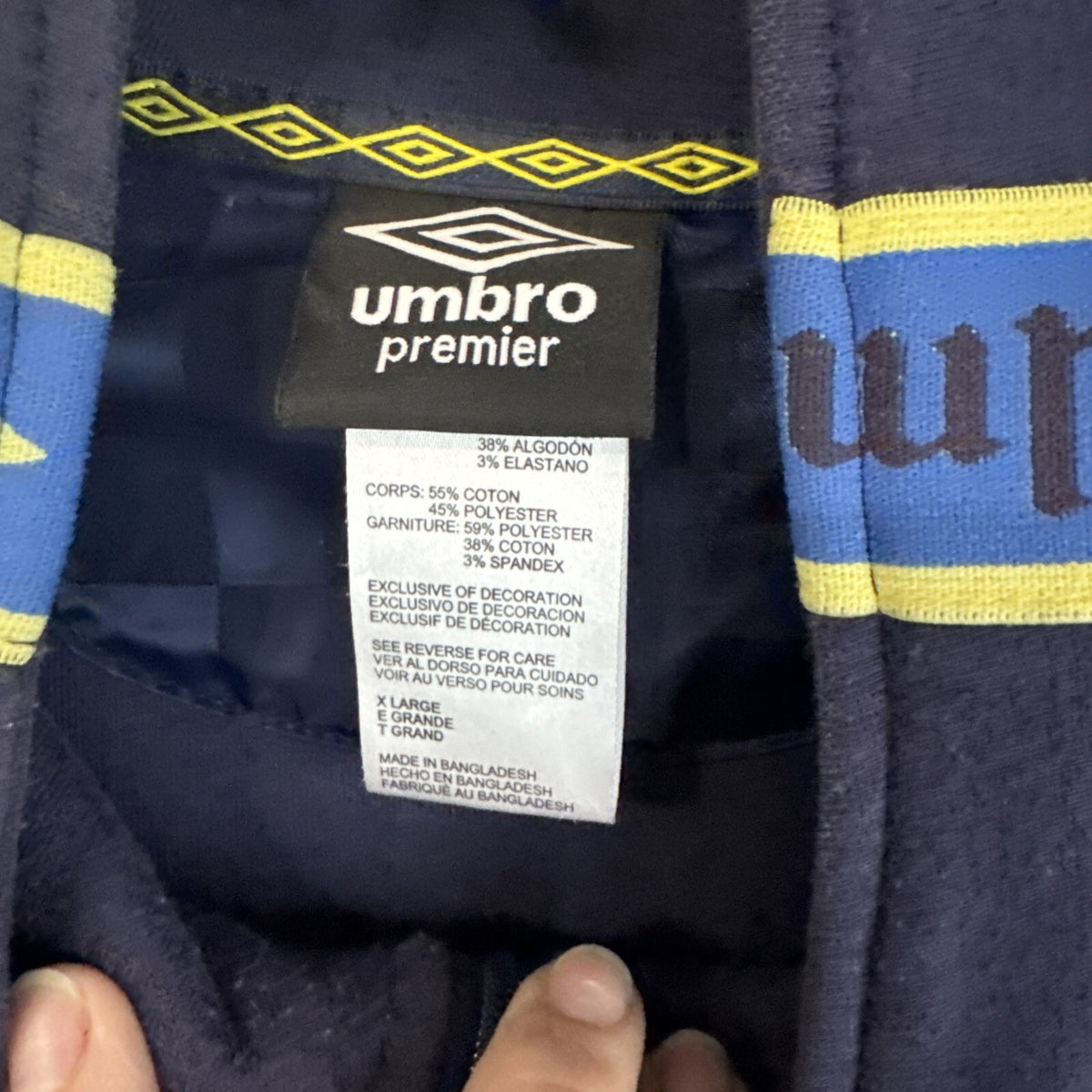 Umbro Premier Men's Active Jacket Size XL Logo Jacket