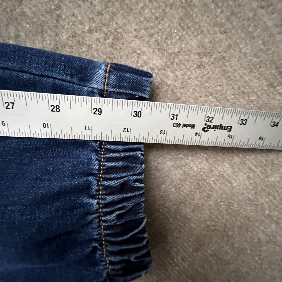 Refuge Denim Womens XL Cargo Pants Blue High Rise Jogger Style Casual