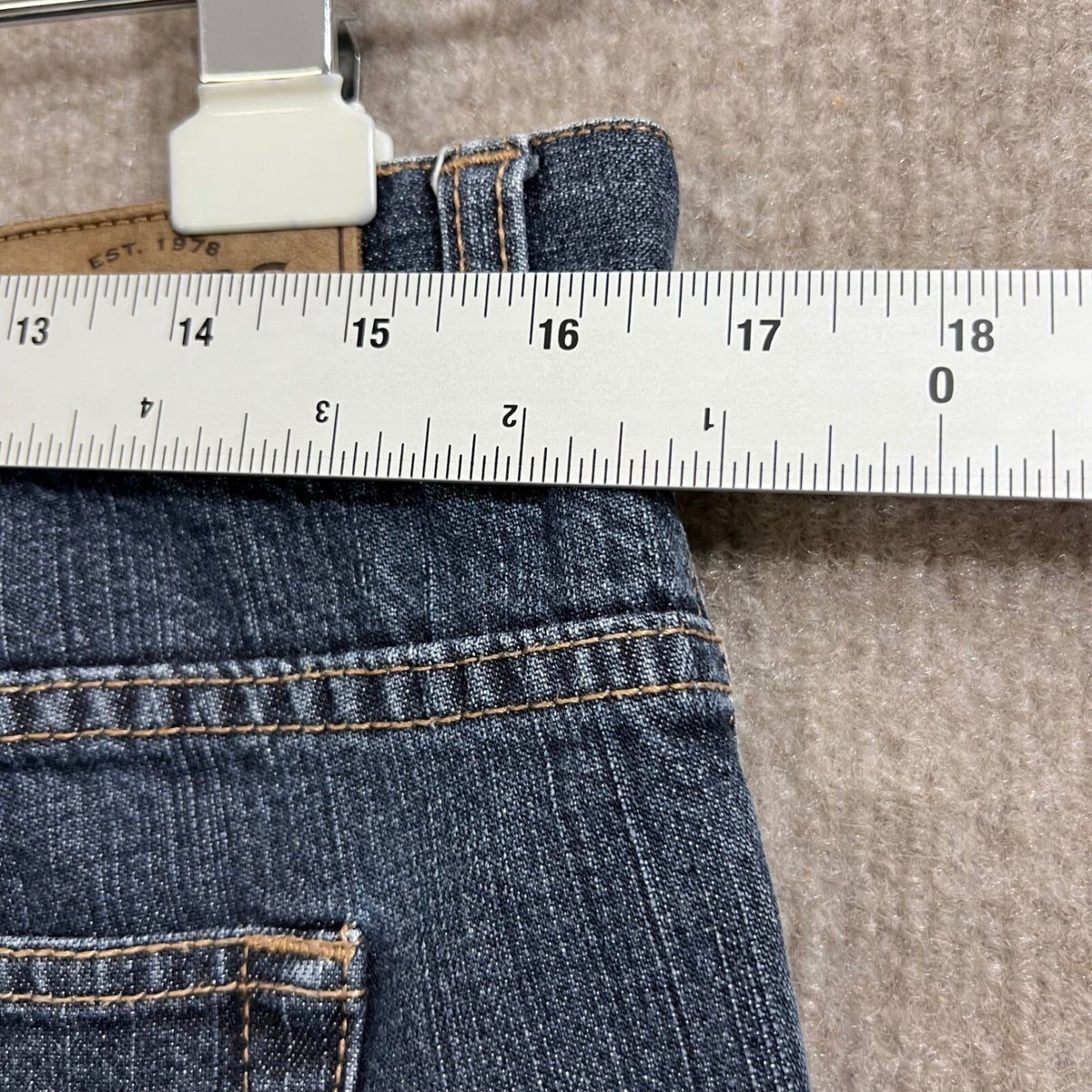 Chaps Denim Petite Delaney Straight Leg Jeans Womens 12P Bootcut