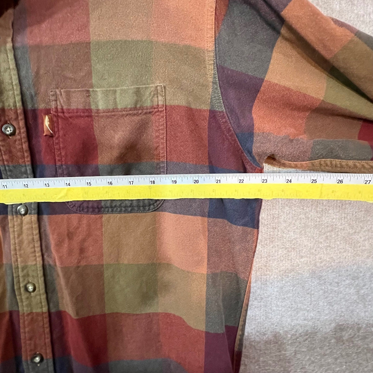 Bob Timberlake Shirt Mens Large Plaid Button Down Cotton Outdoors Workwear
