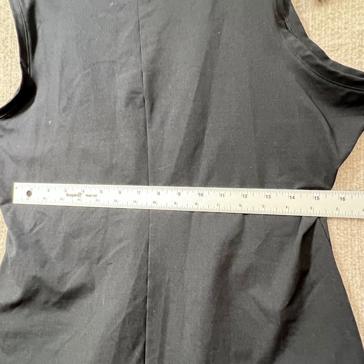 SPANX Black V Neck Sleeveless Thong Bodysuit Shapewear 1X 1TG