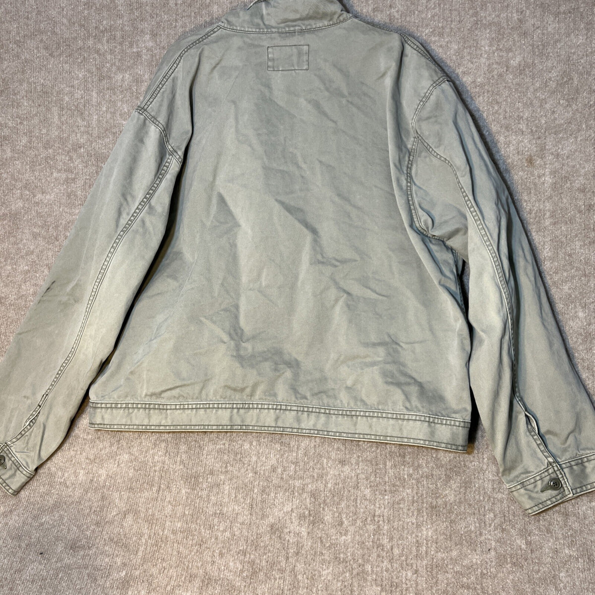 American Eagle Men XXL Jacket Utility Chore Canvas Workwear Distressed