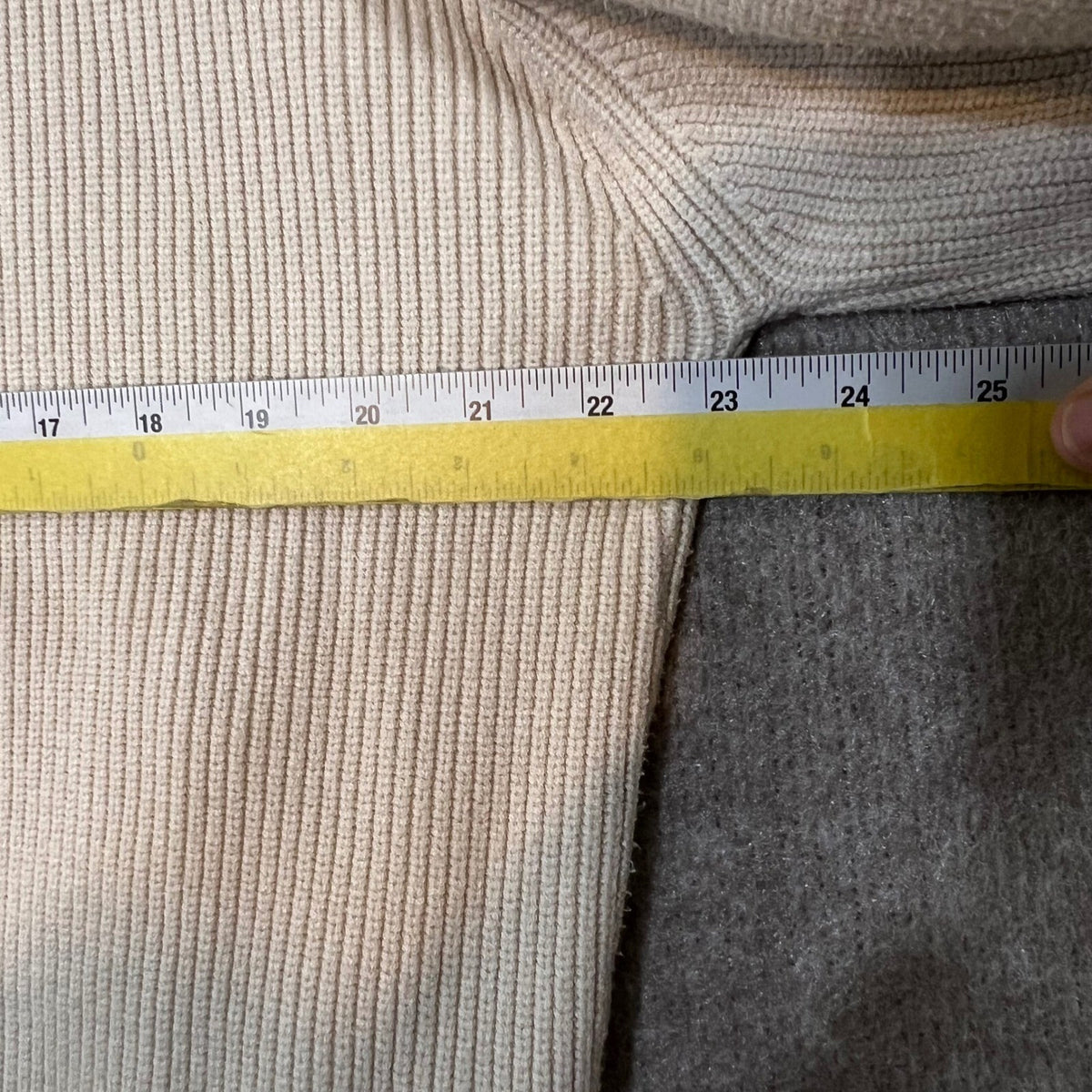 LILLUSORY Cardigan Sweater Womens Small Cream Ribbed Knit Academia Dadcore