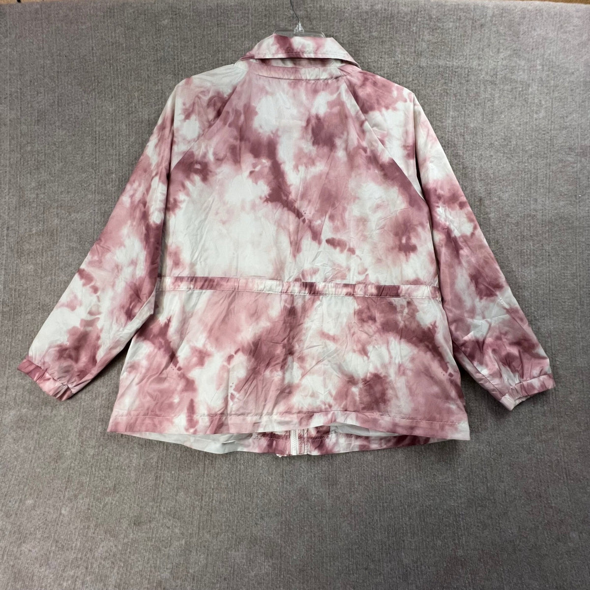 Maurices Womens XXL Pink Tie Dye Anorak Jacket Lightweight Casual Coat