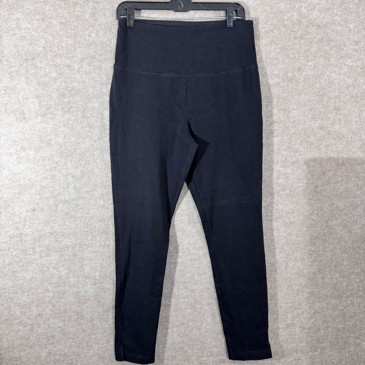 Lysse Leggings Womens Large Black Stretchy High Waisted Minimalist
