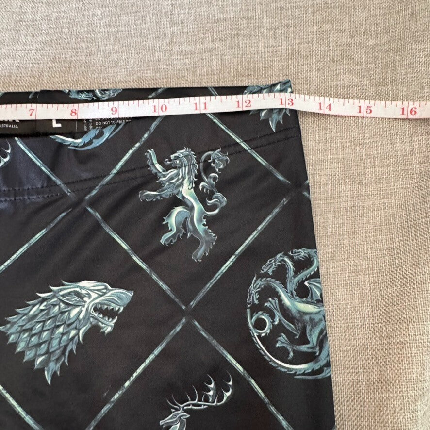 BlackMilk Game of Thrones Leggings L Sigils House Stark Lannister Targaryen